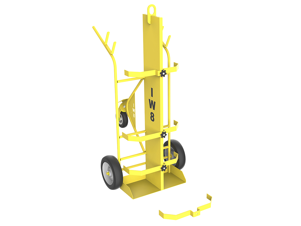 carrinho para transporte de oxigenio portatil