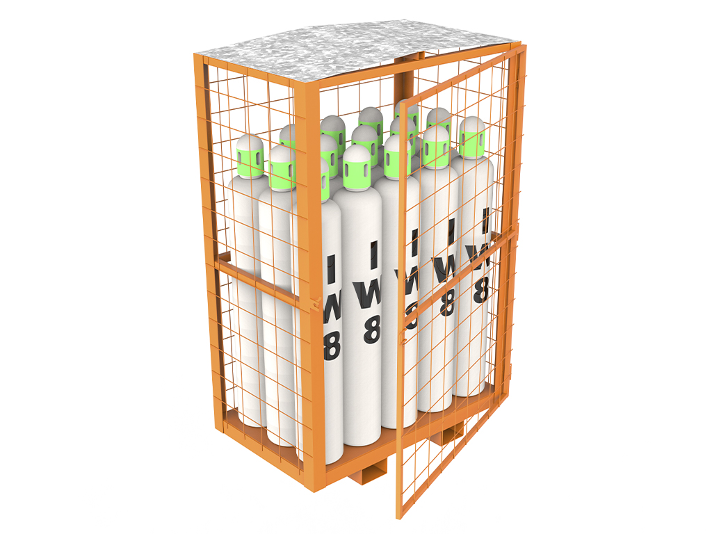 skid para cilindros de gases