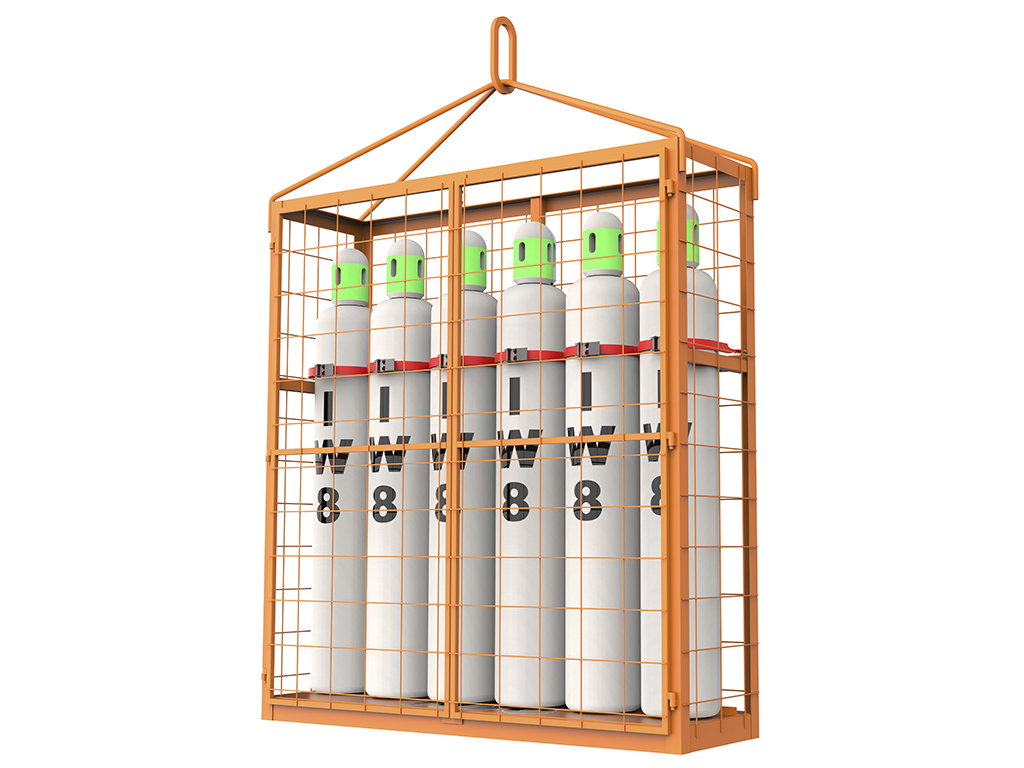 skid para cilindros de gases