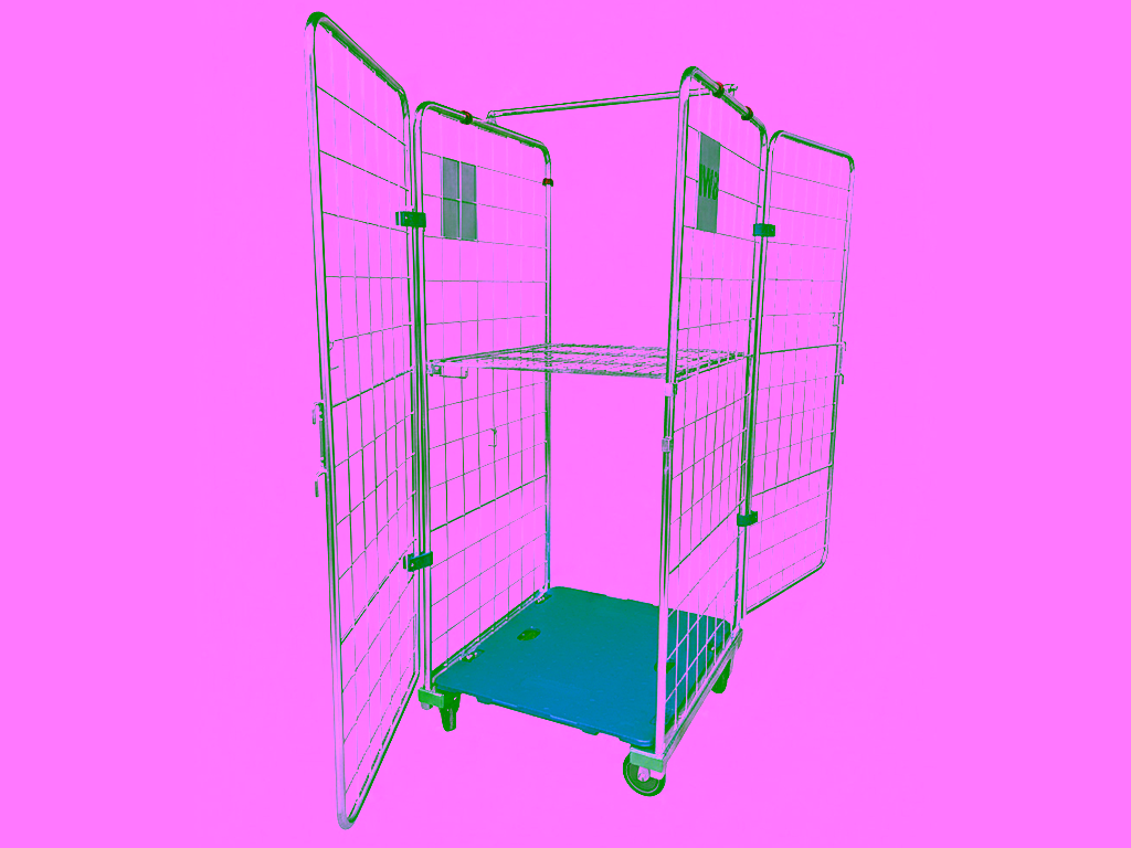 Carrinho Gaiola Roltainer 2 Portas