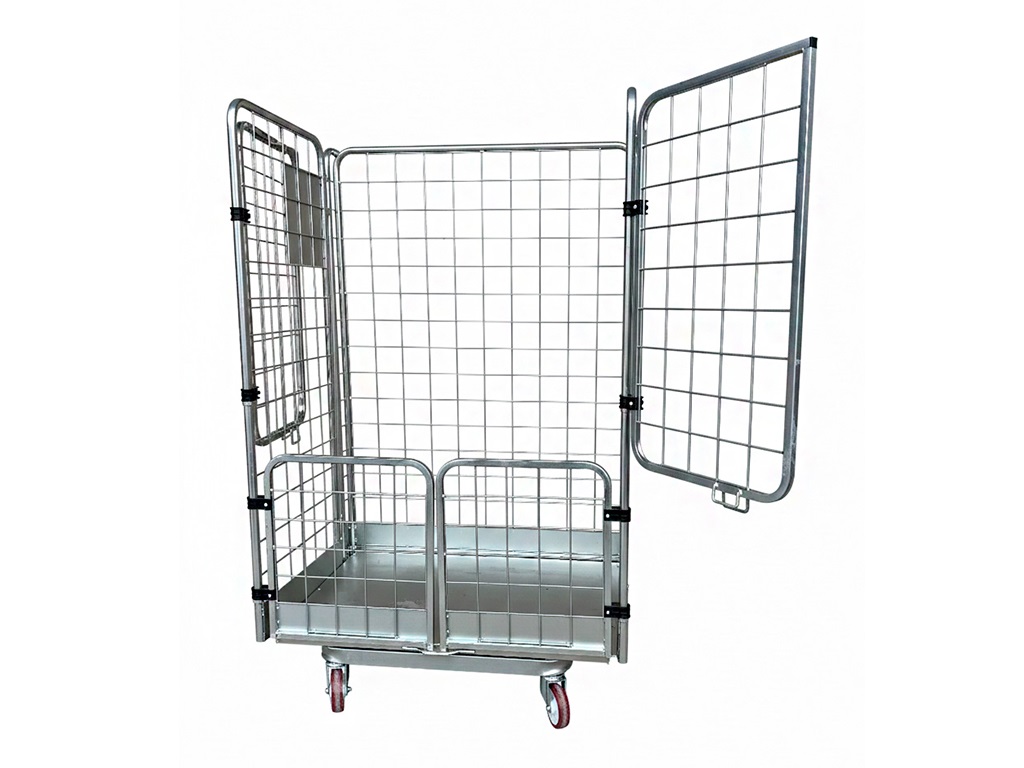 Carrinho de roupa para lavanderia industrial pesada