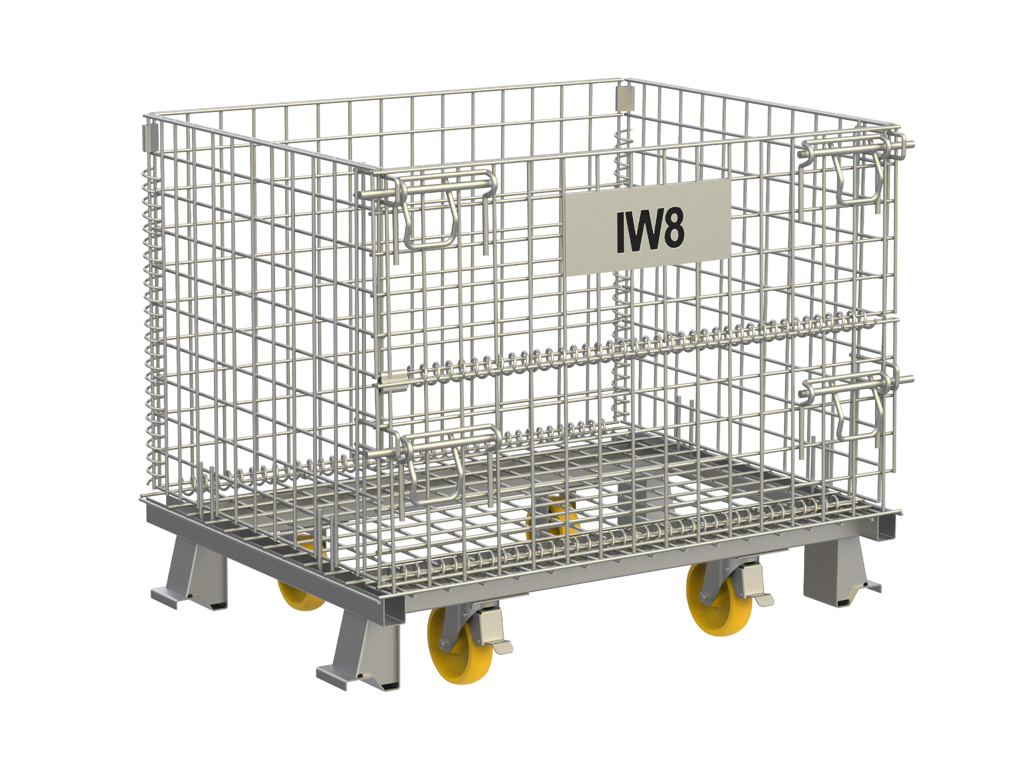 Rack container gaiola de ferro com capacidade de 850kg